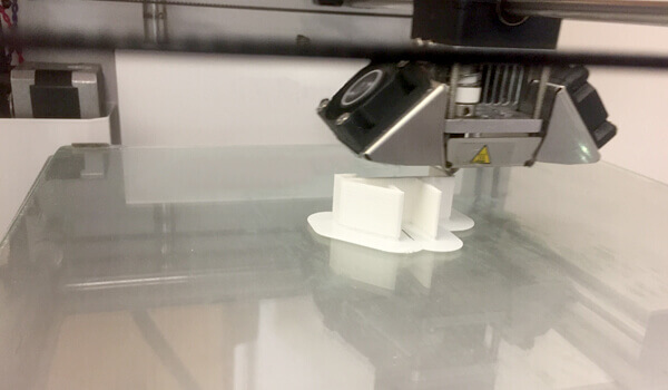 Photo of a 3D prototyping printer