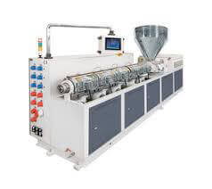Photo of plastic extrusion machinery
