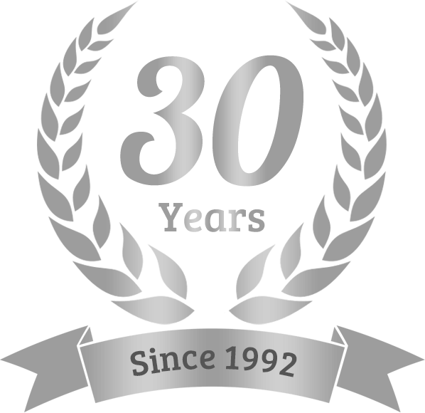 30 Years Anniversary - Since 1992
